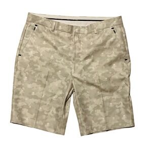 G/Fore G4 Mens Shorts Maverick Hybrid Icon Camo Skull 4 way stretch gray golf 36